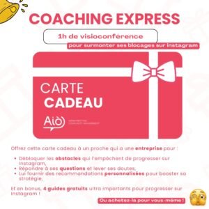 Carte cadeau COACHING EXPRESS