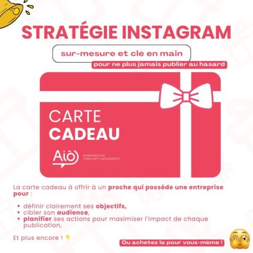 Carte cadeau STRATEGIE DIGITALE